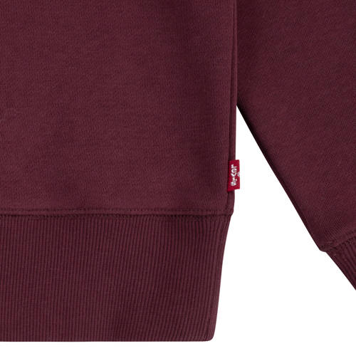 Levis Levi's Kids sweater Batwing met logo chocoladebruin Logo 176
