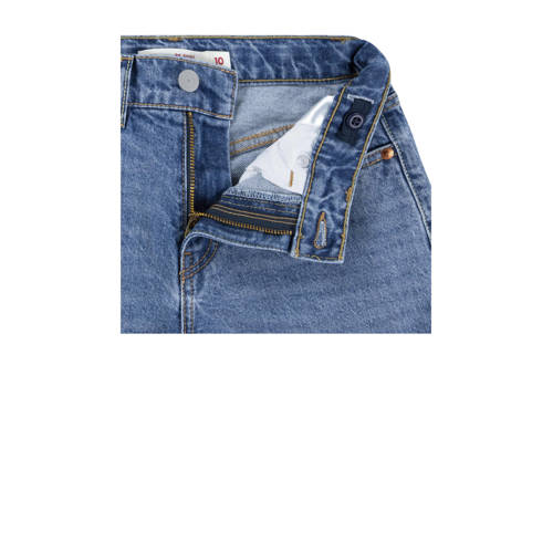 Levis Levi's Kids 94 baggy wide leg jeans drew me in mco Blauw Meisjes Denim 128
