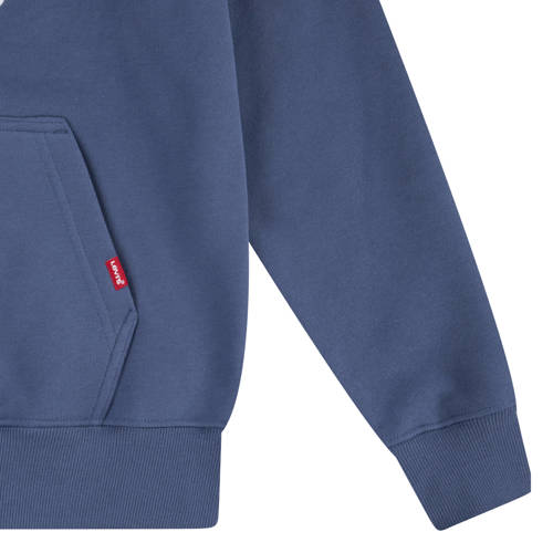 Levis Levi's Kids hoodie SPORTY met logo middenblauw Sweater Logo 140