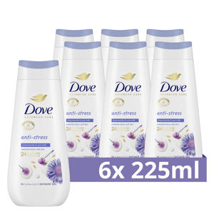 Anti-Stress verzorgende douchegel - 6 x 225 ml