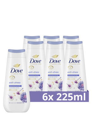 Anti-Stress verzorgende douchegel - 6 x 225 ml