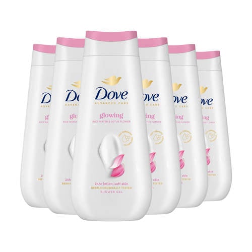 Dove Advanced Care Glowing verzorgende douchegel voordeelverpakking 6 x 225 ml