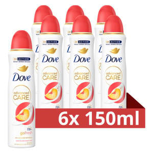 Peach & White Blossom anti-transpirant deodorant spray  - 6 x 150 ml