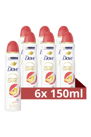 Peach & White Blossom anti-transpirant deodorant spray  - 6 x 150 ml