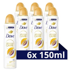 Passion Fruit & Lemongrass anti-transpirant deodorant spray  - 6 x 150 ml