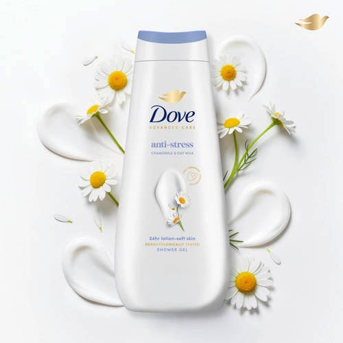 Dove Advanced Care Anti-Stress verzorgende douchegel voordeelverpakking 6 x 400 ml