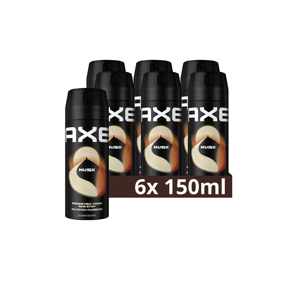 Axe Musk deodorant bodyspray - 6 x 150 ml