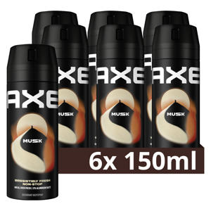 Musk deodorant bodyspray - 6 x 150 ml