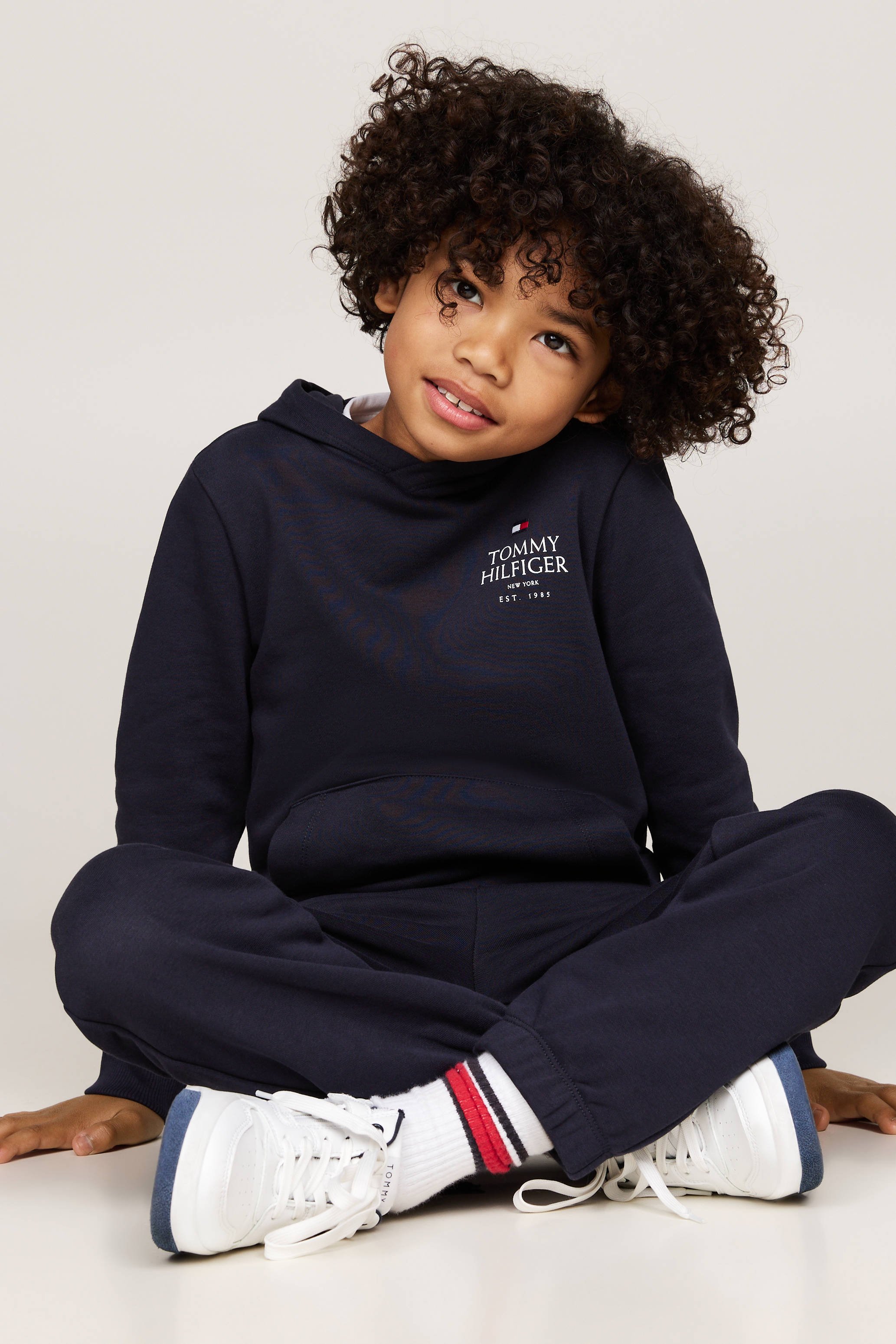 Tommy Hilfiger hoodie blauw kopen Morgen in huis kleertjes