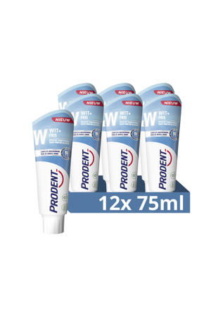 Wit + Fris tandpasta - 12 x 75 ml