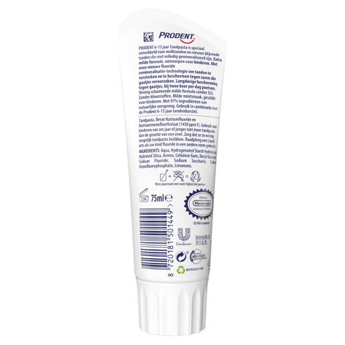 Prodent Junior 6-13 jaar Super Mario tandpasta voordeelverpakking 12 x 75 ml