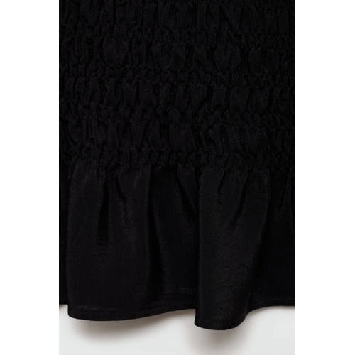 MANGO TEENS top zwart Meisjes Viscose Ronde hals Effen 172(L)