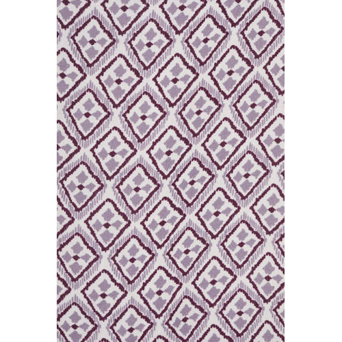 MANGO TEENS broek met all over print lila wit Paars Meisjes Viscose All over print 164(S)