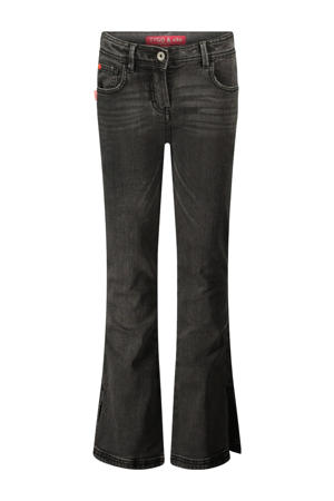 flared jeans Poppy mid grey denim