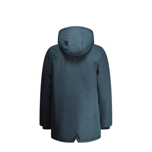 TYGO & vito gewatteerde winterjas Bor donkergroen Jongens Polyester Capuchon 134 140