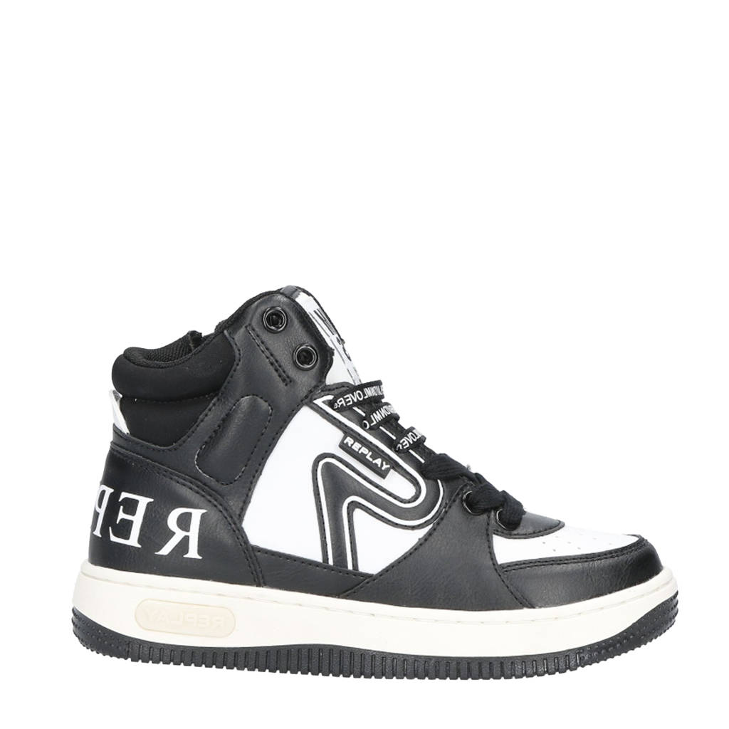 REPLAY sneakers zwart/wit kopen? Morgen in huis