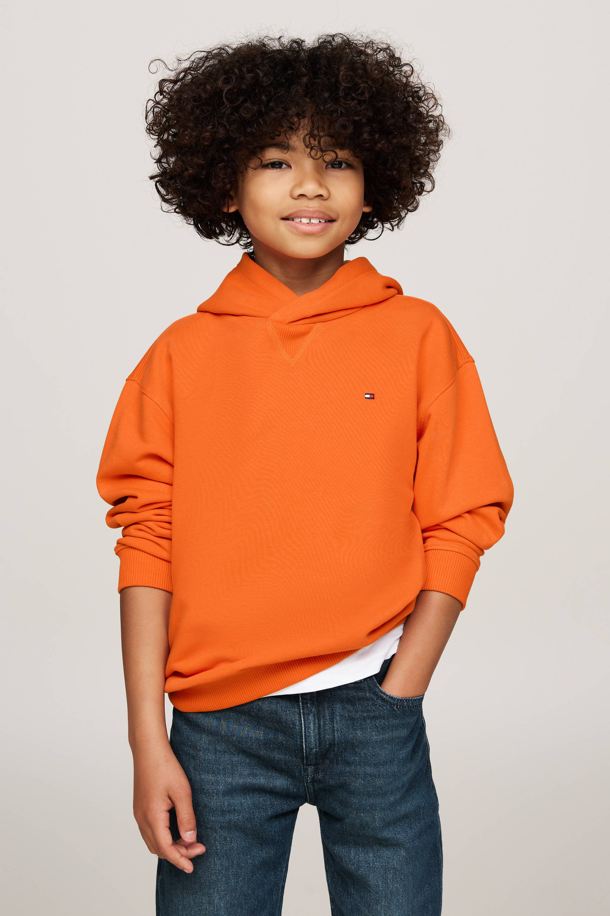 Tommy Hilfiger hoodie oranje kopen Morgen in huis kleertjes