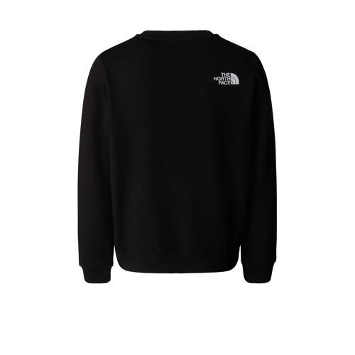 The North Face sweater zwart Trui Jongens Meisjes Katoen Ronde hals Printopdruk 176 188