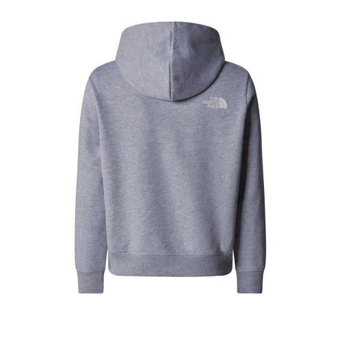 The North Face hoodie grijs Trui Katoen Capuchon Printopdruk 134 140
