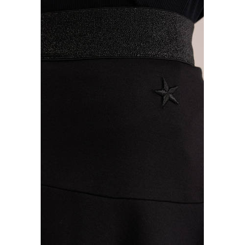 WE Fashion a-lijn rok zwart Meisjes Viscose Effen 146 152