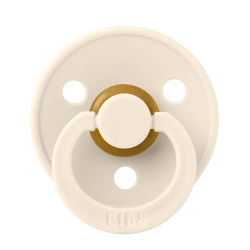 BIBS Try-it Kit Colour fopspeen (anatomisch symmetrisch en rond) Ivory (3 stuks)