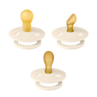 thumbnail: BIBS Colour Try-it Kit fopspeen  (anatomisch , symmetrisch en rond)  - maat 1 - Ivory (3 stuks)