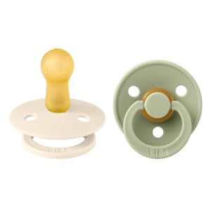 fopspeen - maat 2 - Ivory / Sage (2 stuks)