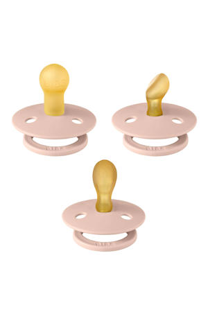 Try-it Kit fopspeen  (anatomisch , symmetrisch en rond)  -  maat 1 - Blush (3 stuks)