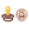 BIBS Colour fopspeen - maat 3 - Woodchuck / Blush (2 stuks)