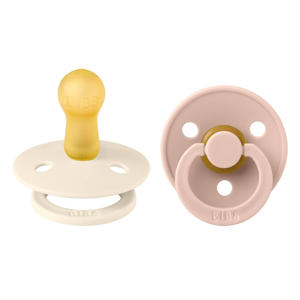 fopspeen - maat 2 - Ivory / Blush (2 stuks)