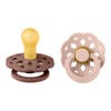 BIBS Boheme fopspeen - maat 1 - Woodchuck / Blush (2 stuks)
