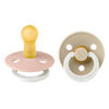 BIBS Colour Fopspeen - maat 3 - Glow in the dark Blush  / Vanilla ( 2 stuks)