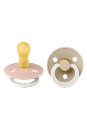 Fopspeen - maat 3 - Glow in the dark Blush / Vanilla ( 2 stuks)