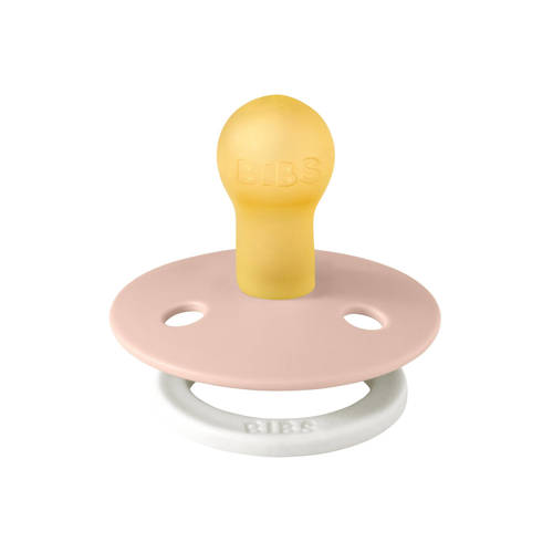 BIBS Colour fopspeen Glow in the dark Blush Vanilla ( 2 stuks)