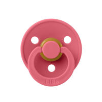 thumbnail: BIBS Colour fopspeen - maat 1 - Dusty Pink / Coral (2 stuks)
