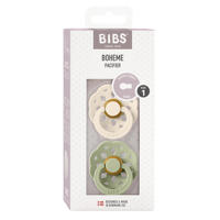 thumbnail: BIBS Boheme fopspeen - maat 1 - Ivory / Sage (2 stuks)