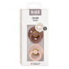 BIBS Colour fopspeen - maat 1 - Woodchuck / Blush (2 stuks)