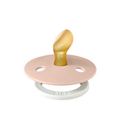 BIBS Colour fopspeen Glow in the dark Anatomisch Blush Vanilla (2 stuks)