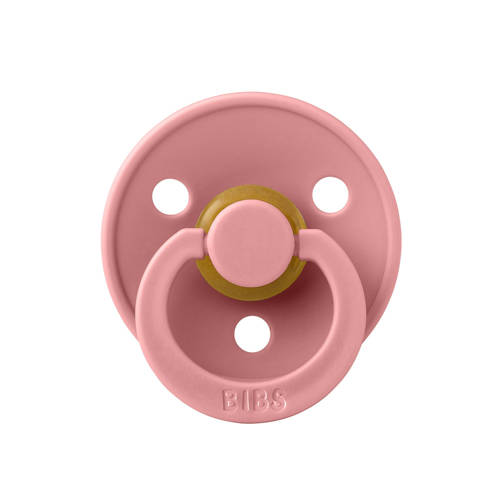 BIBS Colour fopspeen Symmetrisch Dusty Pink Coral (2 stuks)