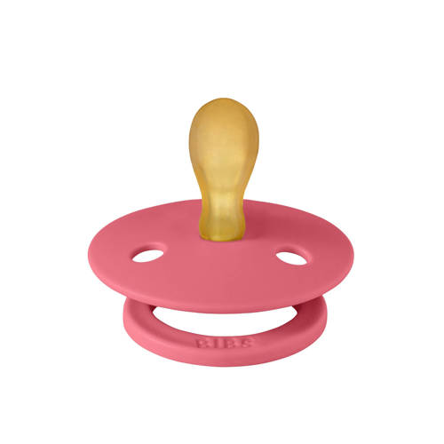 BIBS Colour fopspeen Symmetrisch Dusty Pink Coral (2 stuks)