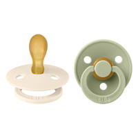 thumbnail: BIBS Colour fopspeen - maat 2 - Ivory / Sage (2 stuks)