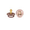 BIBS Colour fopspeen - Symmetrisch - Woodchuck / Blush - Maat 1 (2 stuks)
