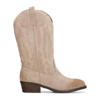 PS Poelman suède cowboylaarzen beige