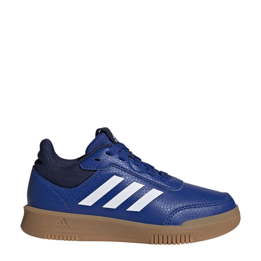 Donkerblauw, wit en lichtblauwe jongens en meisjes adidas Sportswear Tensaur 2.0 sneakers van imitatieleer/voering: mesh/voetbed: eva met veters