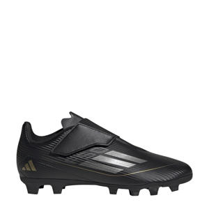 F50 Club Velcro  junior voetbalschoenen zwart/antraciet/goud