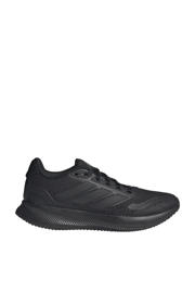 thumbnail: Zwarte jongens en meisjes adidas Sportswear Runfalcon 5 sportschoenen van mesh-pu/voering: mesh/voetbed: eva met veters