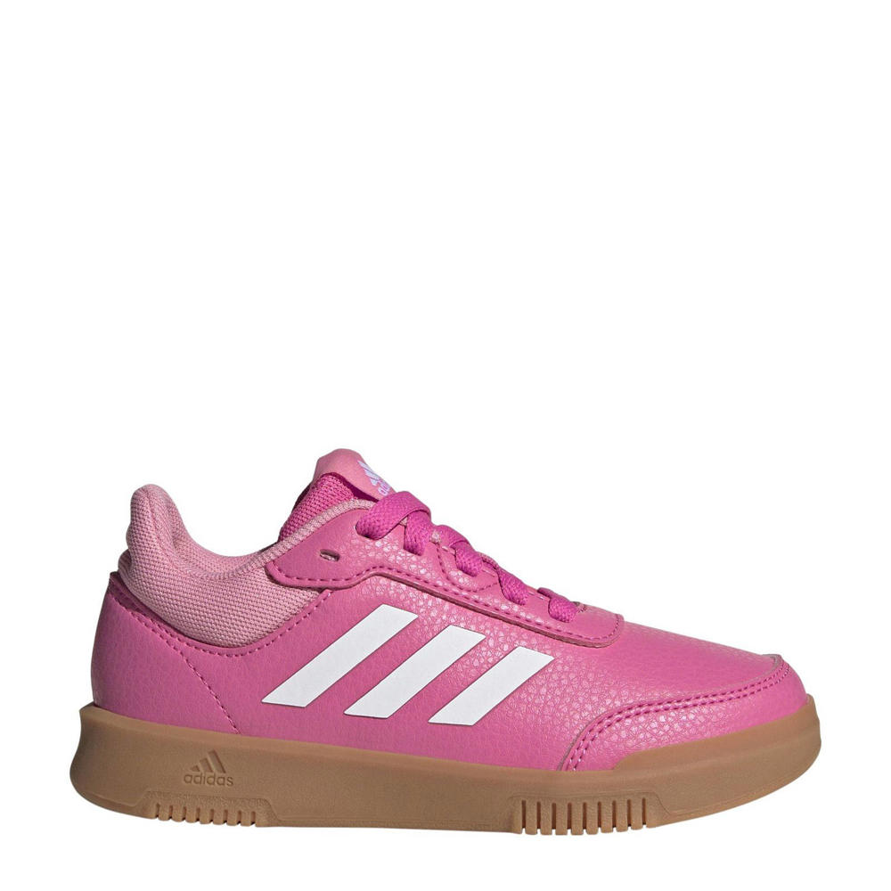 Donkerblauw, wit en lichtblauwe jongens en meisjes adidas Sportswear Tensaur 2.0 sneakers van imitatieleer/voering: mesh/voetbed: eva met veters