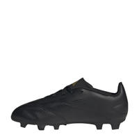 thumbnail: adidas Performance Predator Club  junior voetbalschoenen zwart/antraciet/goud metallic