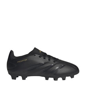 Predator Club  junior voetbalschoenen zwart/antraciet/goud metallic