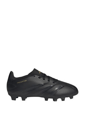 Predator Club  junior voetbalschoenen zwart/antraciet/goud metallic